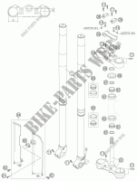 FRONT FORK / TRIPLE CLAMP for HVA FS 450 E 2005