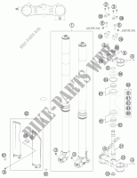 FRONT FORK / TRIPLE CLAMP for HVA FS 570 2011