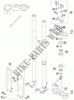FRONT FORK / TRIPLE CLAMP for HVA FS 650 C 2006