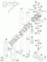 FRONT FORK / TRIPLE CLAMP for HVA FS 650 C 2005