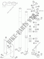 FRONT FORK / TRIPLE CLAMP for HVA FS 650 C 2005