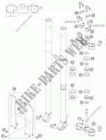 FRONT FORK / TRIPLE CLAMP for HVA FS 650 E 2005