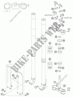 FRONT FORK / TRIPLE CLAMP for HVA FS 550 E 2005