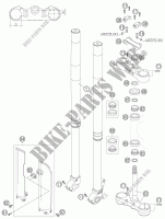FRONT FORK / TRIPLE CLAMP for HVA FS 550 E 2005