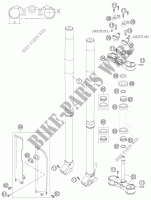 FRONT FORK / TRIPLE CLAMP for HVA FS 450 E 2005