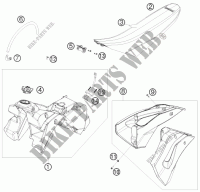 TANK / SEAT for HVA FE 450 2012