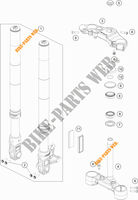 FRONT FORK / TRIPLE CLAMP for HVA VITPILEN 701 2020