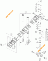 FRONT FORK / TRIPLE CLAMP for HVA 701 SUPERMOTO 2024