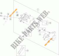 REAR BRAKE CALIPER for HVA 701 SUPERMOTO 2024