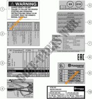 TECHNICAL INFORMATION STICKERS for HVA NORDEN 901 EXPEDITION 2023