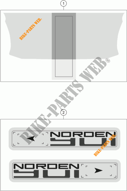 STICKERS for HVA NORDEN 901 EXPEDITION 2024